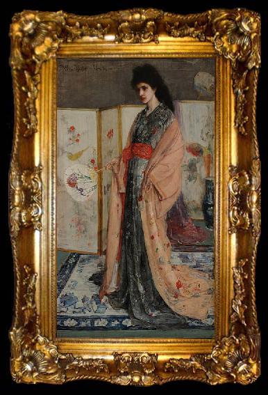 framed  James Abbot McNeill Whistler The Princess from the Land of Porcelain, ta009-2